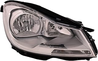 HEADLIGHTSDEPOT Chrome Housing Halogen Headlight